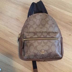 Coach mini backpack